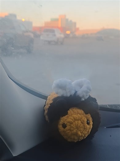 The bee officially has a new home in my vehicle 🐝 After everything that changed, it feels right to have this little reminder riding with me again. Sometimes it’s the smallest things that make your space feel complete. Grateful for local makers, full circle moments, and having my bee back where it belongs. thank you so much @Shingees Creations 🇨🇦 #supportlocal #smallbusinesslove #fullcirclemoment #cardecor #goodvibes