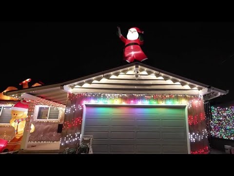 Holiday light display sparks expensive lawsuit between neighbors