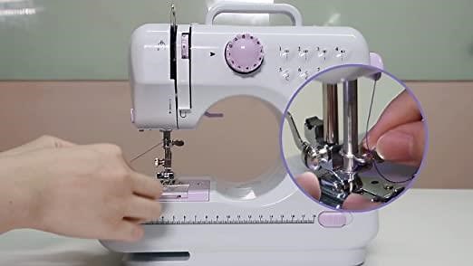 KPCB 505 Sewing Machine with 12 Stitches Mini Size with Backstitch Buttonholing