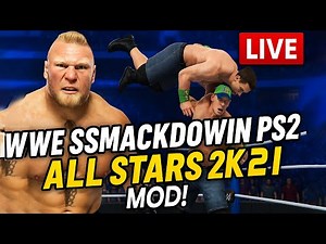 WWE SmackDown PS2 All Stars 2K25 MOD! | Epic Gameplay LIVE | Best PS2 Wrestling Game 2025