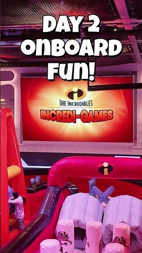 Disney Wish Day 2 ✨ Incredi‑Course Challenge + AquaMouse Ride!