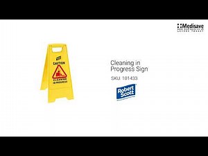 Cleaning in Progress Sign 101433