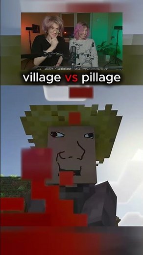 villager vs pillager minecraft animation #minecraft