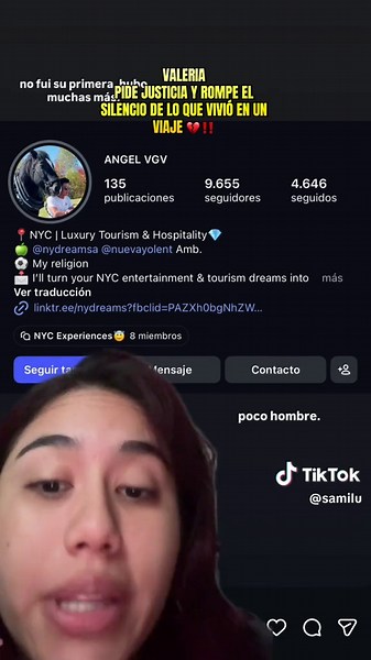 VALERIA PIDE JUSTICIA Y ROMPE EL SILENCIO DE LO QUE VIVIÓ EN UN VIAJE 💔‼️ #chisme #samilu