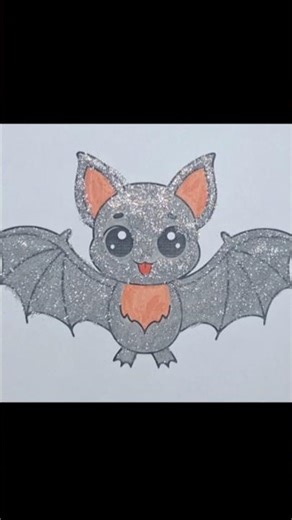 Bat 🎨✨️ #drawing #coloring #painting