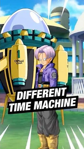 The Time Machine in Dragon Ball Z was almost TOTALLY Different #dragonballz #goku #dbz