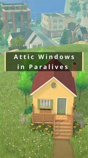 Paralives Attic Window Tutorial 🪟✨ #paralives #paralivesbuild #paralivesgame #shorts