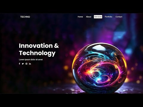 How to create a Website Design using HTML and CSS | Responsive Web Design