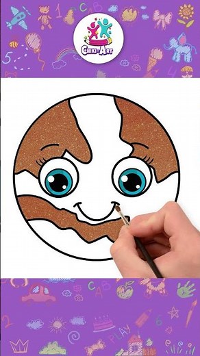 How to Draw Mercury 🎨 #shorts #howtodraw