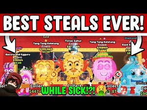 I STOLE MY BEST LOOT EVER DURING VALENTINES ADMIN ABUSE USING "BEANIE METHOD!" | STEAL A BRAINROT