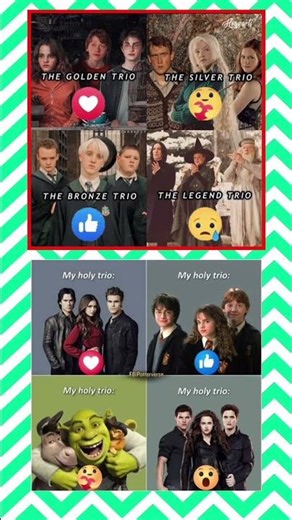 The Trio Multiverse 🌎✨ | Which One Wins?#shorts #meme #harrypotter