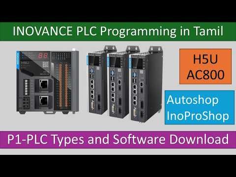 Inovance PLC Programming in Tamil | Part 1 - PLC Types and Software downloading