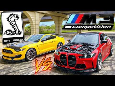 COCKY 1000HP BMW G80 M3 Gets HUMBLED By My Shelby GT350!!