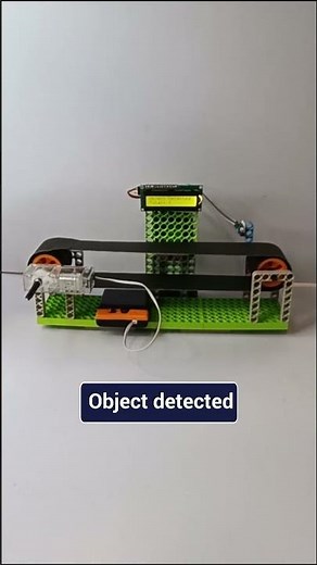 Conveyor Belt Object Counting Machine | Arduino IR Sensor Project #shorts #arduino #arduinoprojects