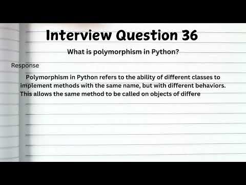 TOP 50+ Python Interview Questions & Answers | Freshers & Experienced Candidates | Crack Interviews