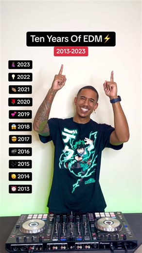 Ten Years Of Edm: 2013-2023⚡️ #edm #dj #fyp #foryou