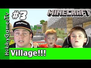 Minecraft HobbyPig 3 Village Xbox 360 Gameplay Webcam by HobbyGamesTV
