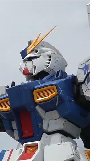 ν（ニュー）ガンダム Gundam（実物大）が動く #shorts