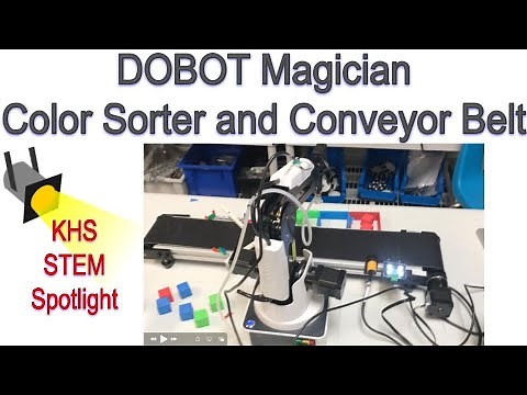 DOBOT Magician Color Sorter and Conveyor Belt