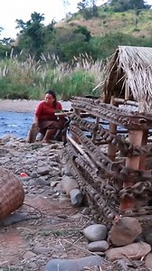 survival in the rainforest woman found luffa gourds cooking with fishs Eating delicious HD #cooking #chef #beautiful #food | Uncle Bee Recipe