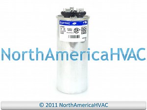 Capcom GE Genteq Dual Run Capacitor Round 40/5 uf MFD 440 volt Z97F9856 97F9856