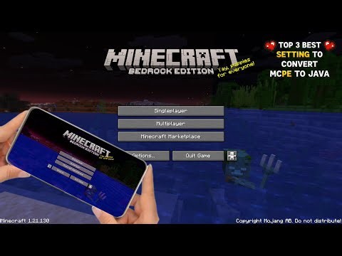 MCPE Ko Java Edition Jaisa Kaise Banaye? 🔥 Top 3 OP Settings | No Mods | Full Java Feel in MCPE