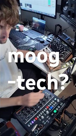 Industrial MOOG Beats ⛓️ #analogsynth #sounddesign #techno #musicproducer #modularsynth