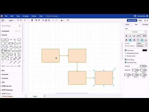 Creating connectors & shapes with draw.io keyboard shortcuts in Confluence