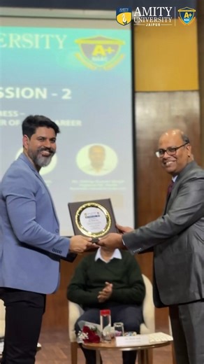 Mr. Rishi Seth, Senior Director, FRACTAL, delivered an impactful session to Amity Jaipur Students at Amity University Rajasthan's HR Conclave 2025! His passionate address on "Success in Progress: Thriving in the First Chapter of Your Career" will remain etched in young minds, as he emphasized the critical role of Continuous Learning in the Tech-Driven Business Era. Thank you, Mr. Rishi Seth, for sharing your valuable perspective. Your session was instrumental in guiding our students on how to Ad