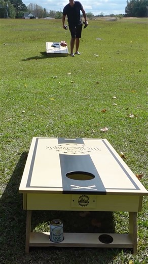 Cornhole Boards w/ Bag Storage & Drink Holder #cornhole #diy #shorts