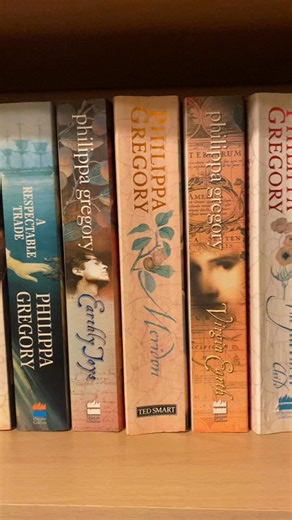 Just one of my favourite bookshelves, this one dedicated to historical fiction by two experts - Philippa Gregory and C.J. Sansom. What’s on your favourite bookshelf? | Kathy Goddard writer