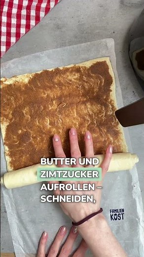 Schnelle Franzbrötchen aus der Heißluftfritteuse - Familienkost Rezept #airfryer