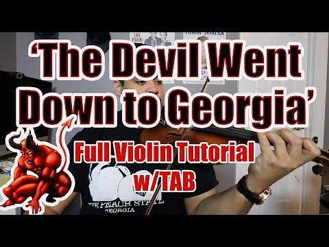 'The Devil Went Down to Georgia' (Charlie Daniels) Violin Tutorial