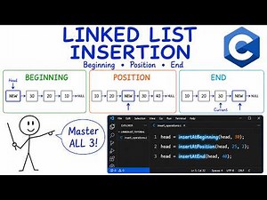 Linked Lists Explained Better Than Your Textbook | Insert at Beginning, End & Position in C