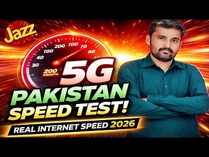 Jazz 5G Pakistan Speed Test | Real Internet Speed 2026