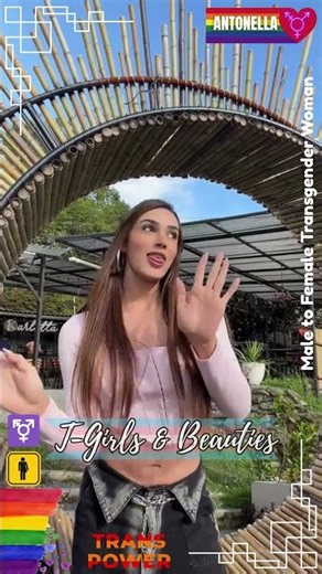 Male to Female Transgender Woman - ANTONELLA #transgender #viral #shorts