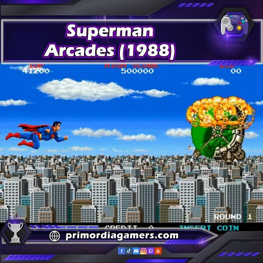 2.1K views · 38 reactions | 隸‍♂️ **Superman – Arcade (1988)** Beat...