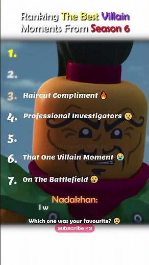 Every Time Ninjago Villains Made Season 6 Hilarious 🤣 #Ninjago #Shorts #NinjagoVillain #FunnyMoments