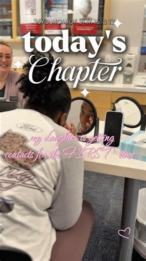 My Daughter Got Contacts for the First Time 🥹🤍