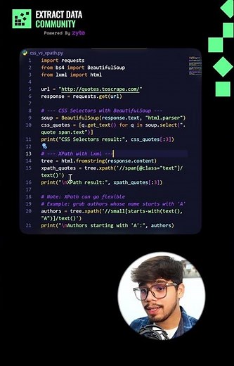 Stop Using the Wrong Selector! CSS vs XPath Explained #python #coding #programming
