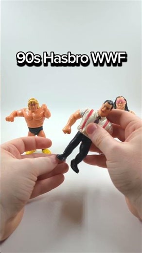 Showcasing some 90s Hasbro WWF Figures. #wwe #wwf #vintagetoys #toycollector