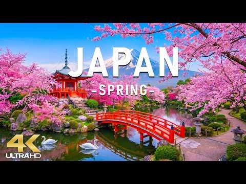 Japan 4K – Spring in Japan with Cherry Blossoms, Tranquil Temples & Scenic Landscapes