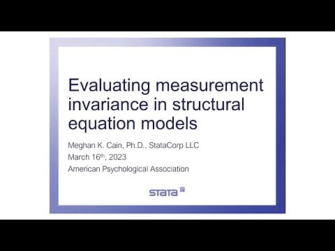 Evaluating Measurement Invariance in Structural Equation Models