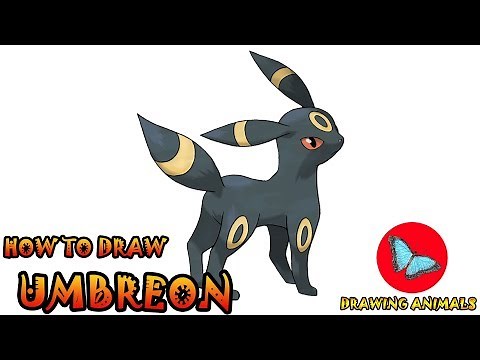 How To Draw Umbreon Pokemon | Coloring and Drawing For Kids