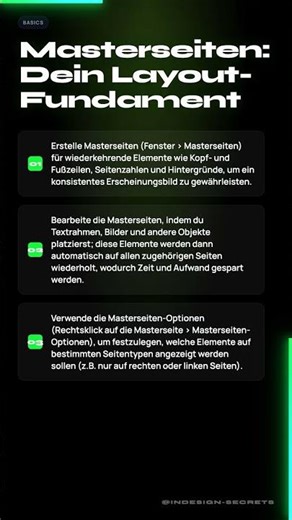 InDesign: Perfekte Masterseiten planen