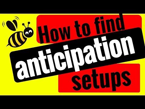 How to find and trade anticipation setups