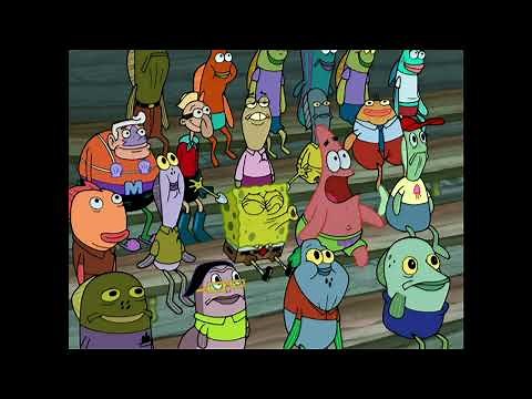 SpongeBob and Patrick Cheering Their Own Movie for 10 Hours