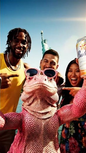 🗽 This Pink Lizard Runs NYC! Moonwalking, Beer & Hip Hop Chaos 🦎🍺