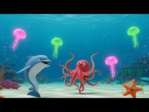 The Dancing Dolphin Rhyme for Kids | Fun Ocean Animal Song