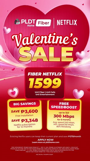 Fiber Unli All Plan 1399: Unlimited Internet with Speedboost